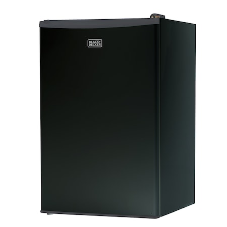 Black & Decker Compact Refrigerator Energy Star Single Door Mini Fridge with Freezer, 4.3 Cubic Ft., Black BCRK43B